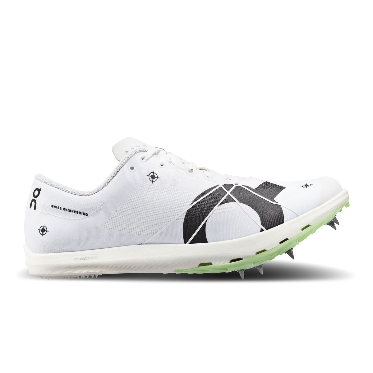 Women's Cloudspike 1500m Undyed-White | Mint - US 8092