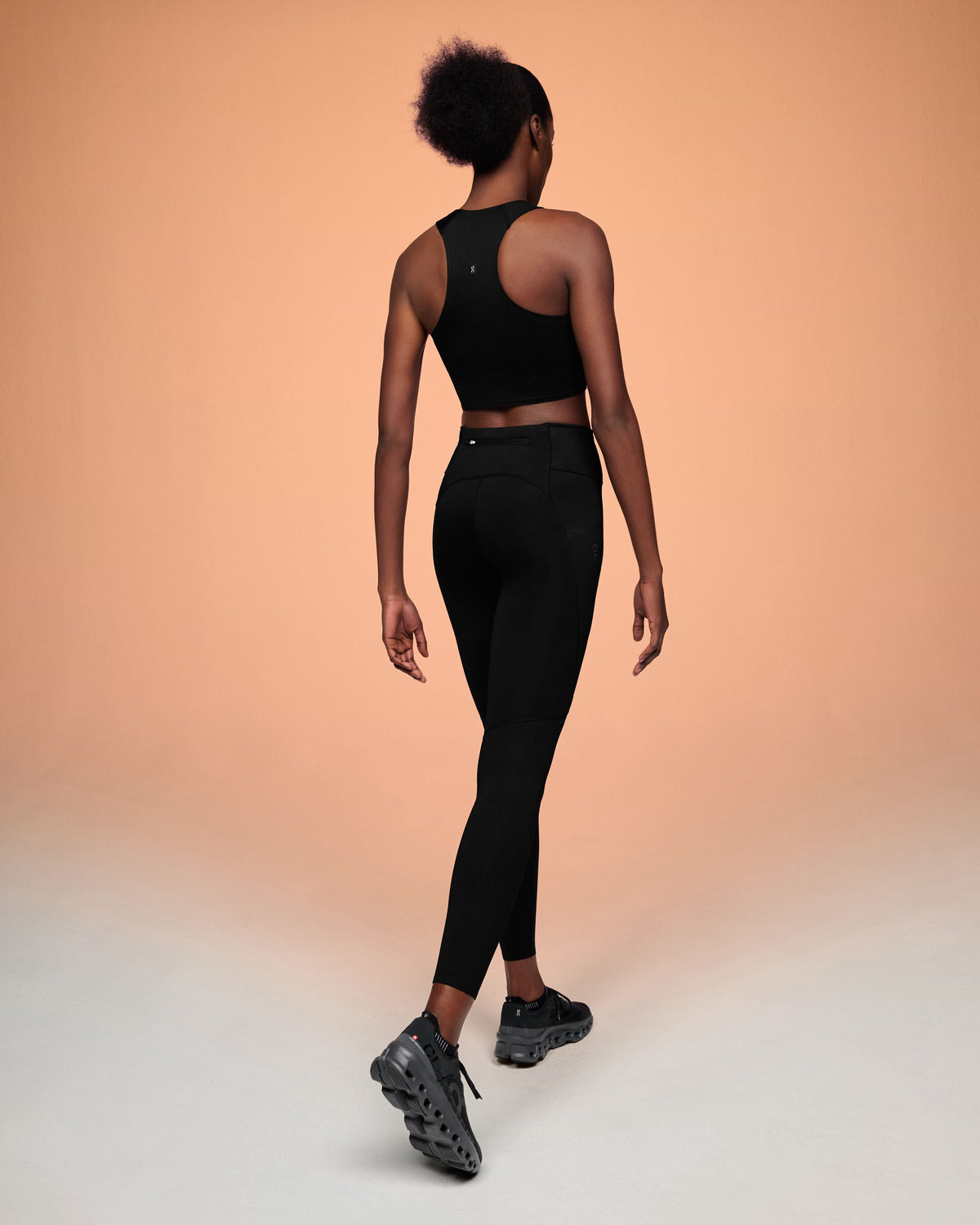 Women's Race Crop Black | Eclipse - US 8995